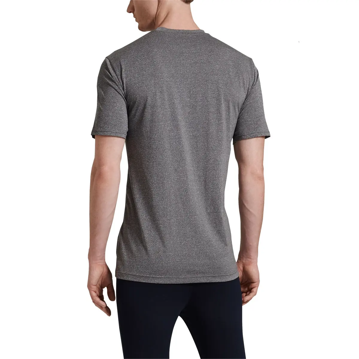 32 Degrees Weatherproof Mens Short Sleeve Crew Neck Cool Tee, 2 Pack, Black & Heather Grey | Moisture-Wicking & Quick Dry (70-120c) - view 6