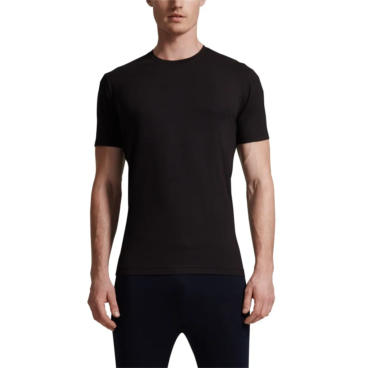 32 Degrees Weatherproof Mens Short Sleeve Crew Neck Cool Tee, 2 Pack, Black & Heather Grey | Moisture-Wicking & Quick Dry (70-120c) - view 2