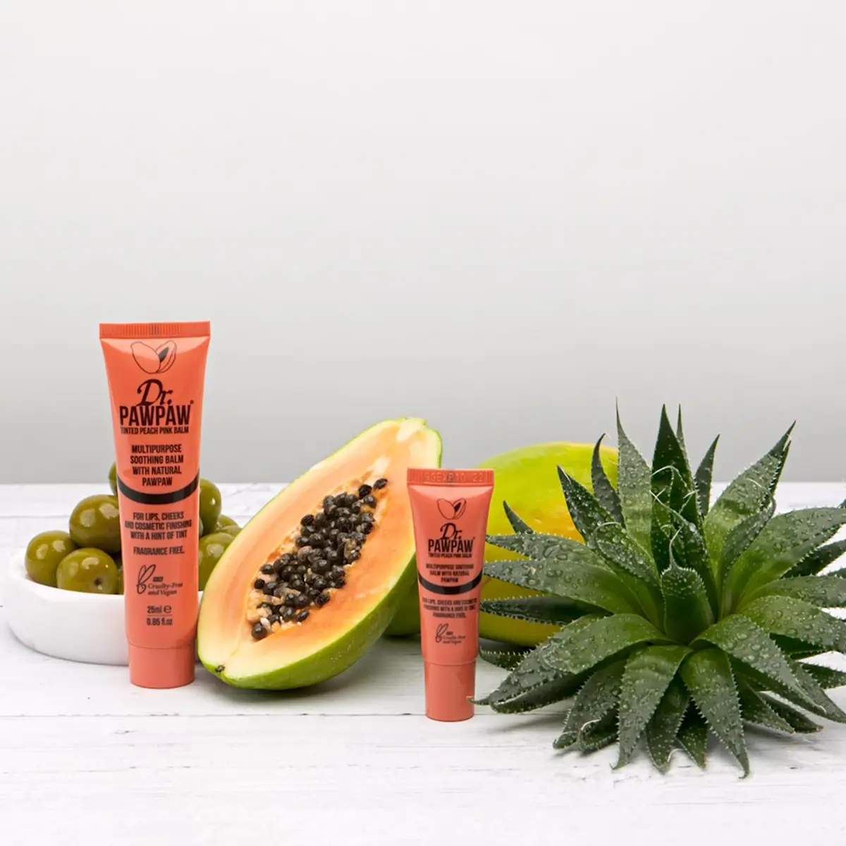Dr. PAWPAW ORIGINAL BALM Tinted Peach Pink 0.84oz | Multi-Purpose Lip & Cheek Tint for Sensitive Skin - view 6