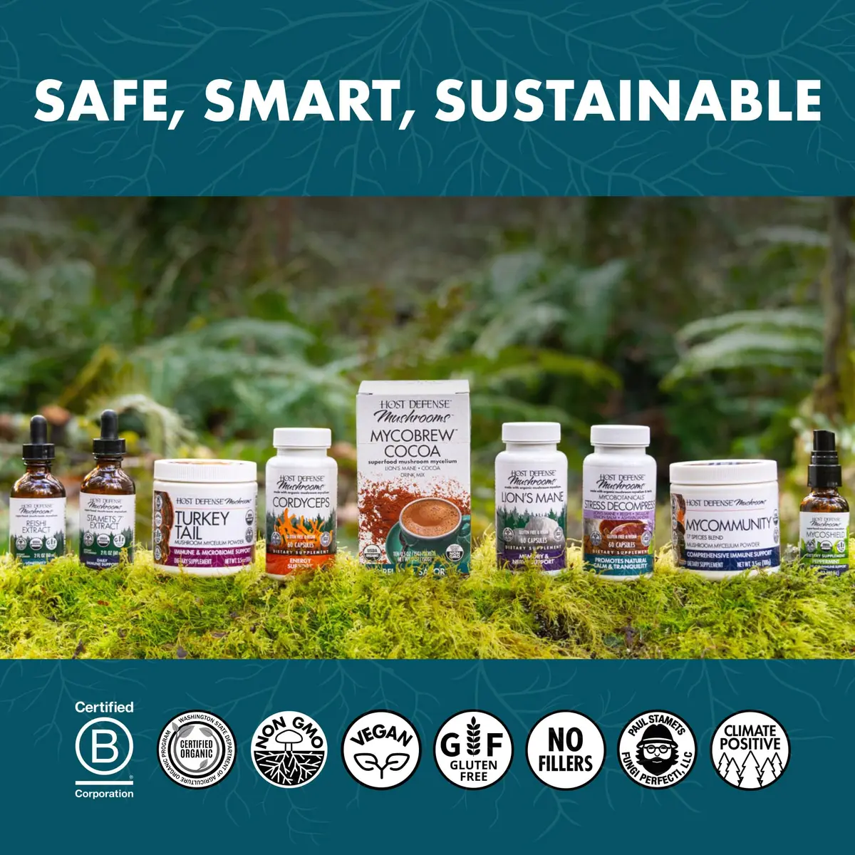 Host Defense CordyChi Capsules 120 Count | Immune Support & Energy Boost with Cordyceps & Reishi - view 7