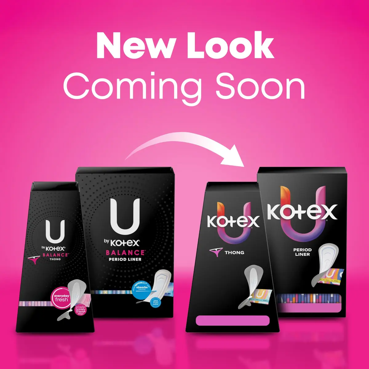 U by Kotex Balance Daily Panty Liners, 100 Count | Light Absorbency, Soft & Flexible Fit - view 2