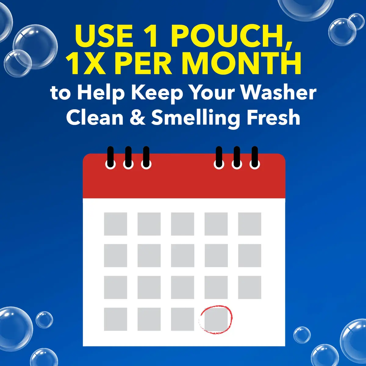 OxiClean Washing Machine Cleaner with Odor Blasters, 4 Count Pouches | Cleans Residues & Eliminates Odors - view 4