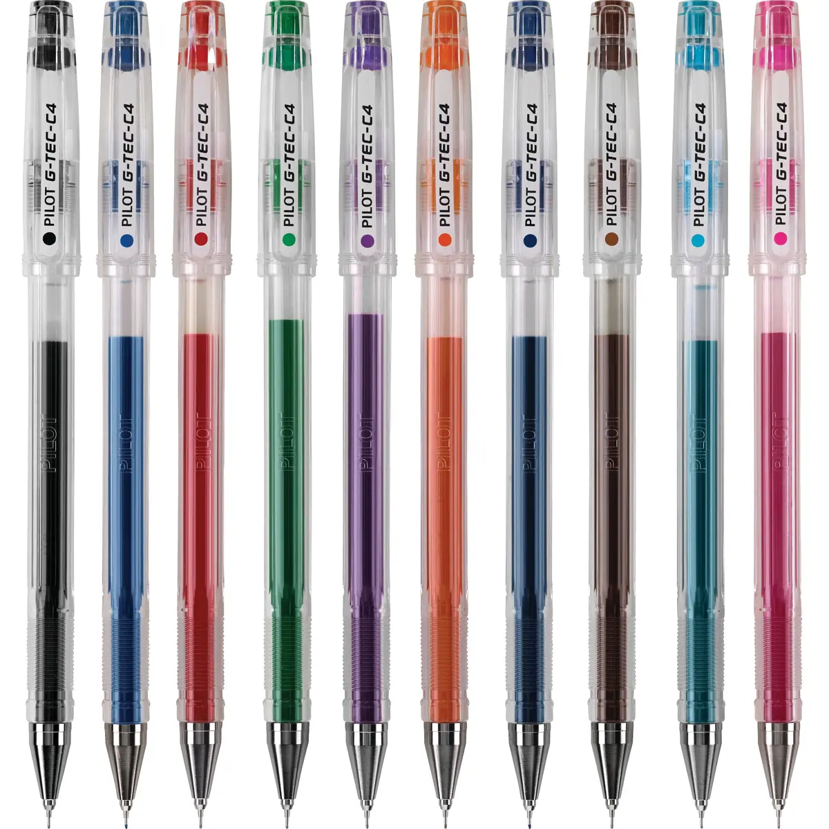 PILOT G-Tec-C Gel Ink Rollerball Pens Ultra Fine Point 0.4mm Assorted Colors 10-Pack Pouch | Smooth Ink Flow Writing Instrument - view 3