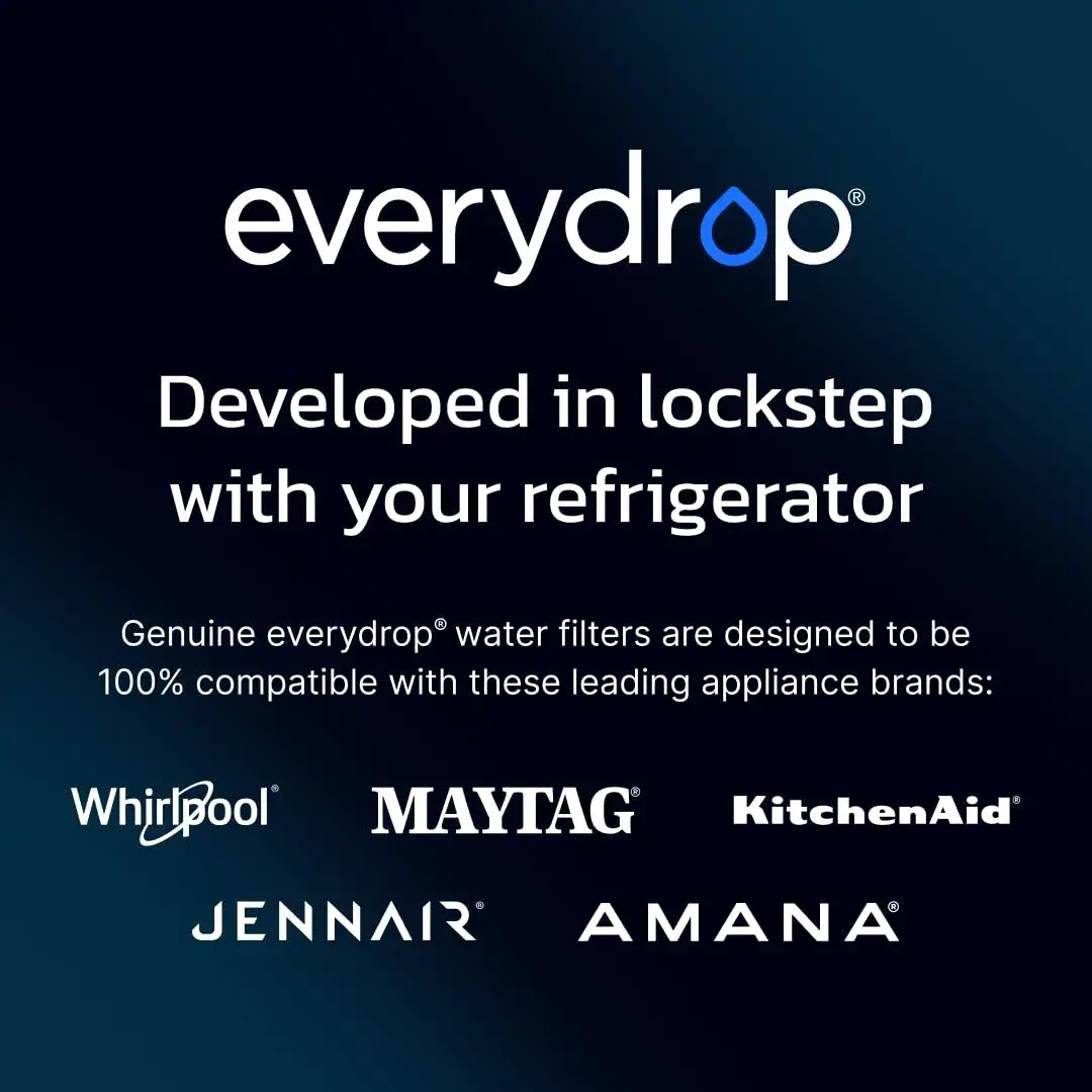EveryDrop by Whirlpool EDR3RXD1 Refrigerator Water Filter 1 Count (0.34 kg) | NSF Certified to Reduce 74 Contaminants - view 6