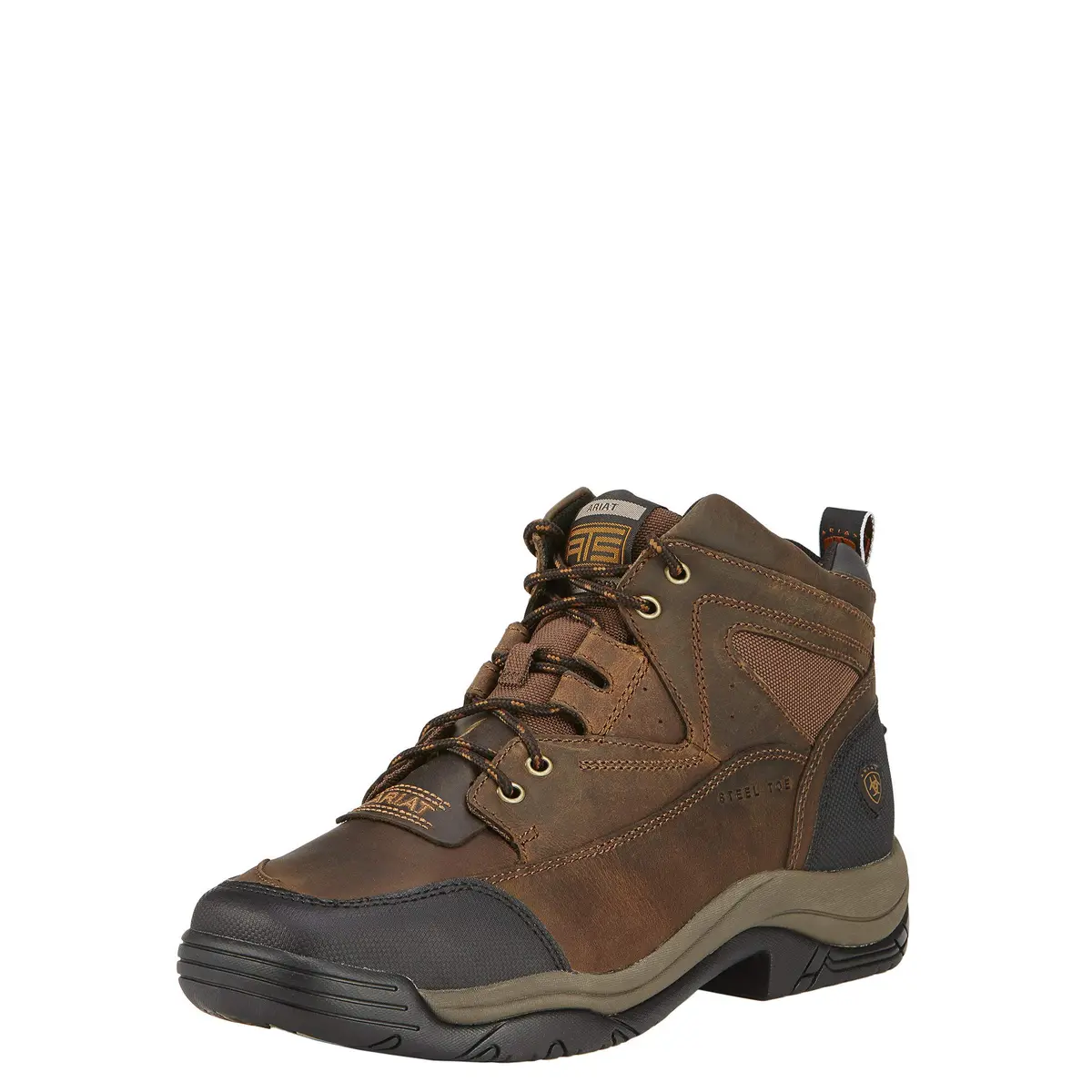 ARIAT Terrain Wide Square Toe Steel Toe Work Boot 7 | Durable Leather, Slip-Resistant Outsole - main product image