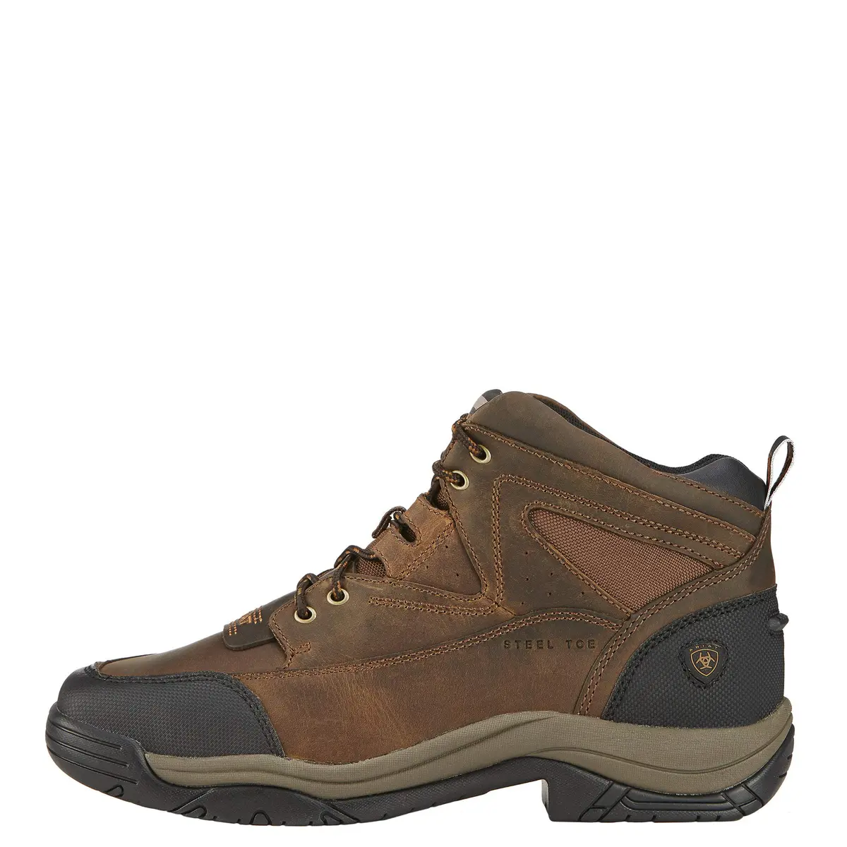 ARIAT Terrain Wide Square Toe Steel Toe Work Boot 7 | Durable Leather, Slip-Resistant Outsole - view 2