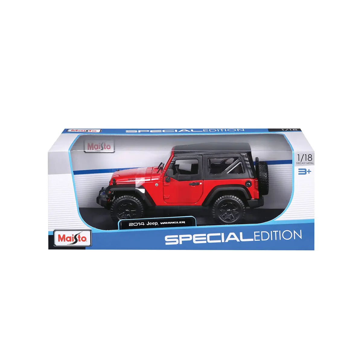 Maisto 1:18 Diecast Vehicle 2014 Jeep Wrangler | Highly Detailed Collectible Model - view 5