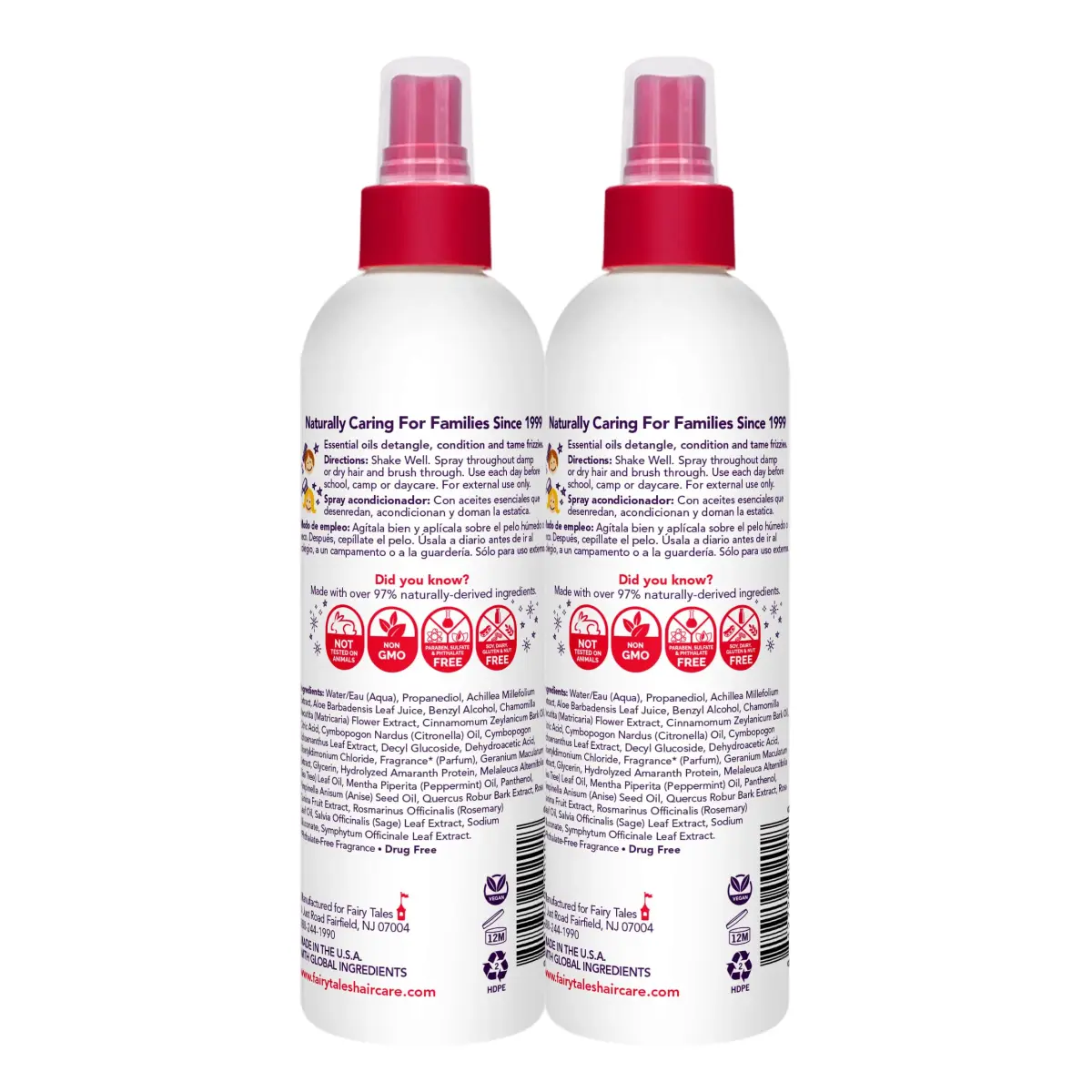 Fairy Tales Rosemary Repel Conditioning Spray 312ml (16 fl oz) | Daily Lice Prevention for Kids - view 2