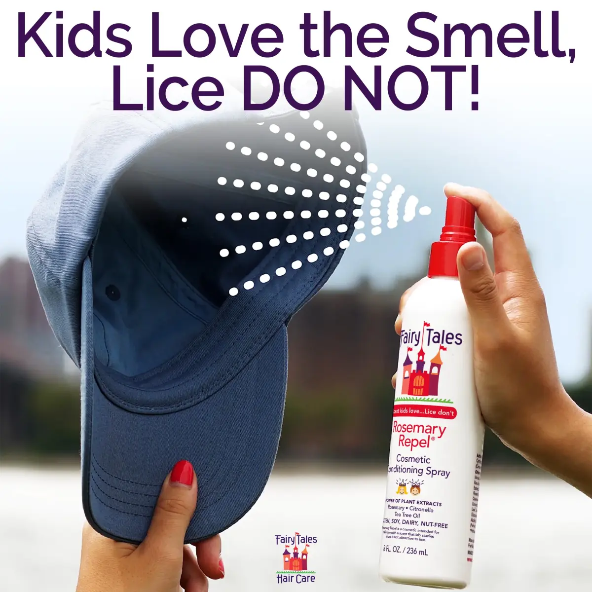 Fairy Tales Rosemary Repel Conditioning Spray 312ml (16 fl oz) | Daily Lice Prevention for Kids - view 4