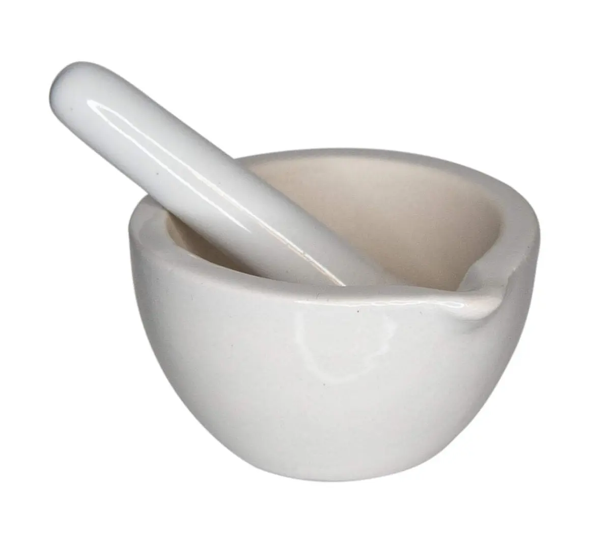 GSC International Porcelain Mortar and Pestle 60 mL | Laboratory Grade Unglazed & Glazed - main product image
