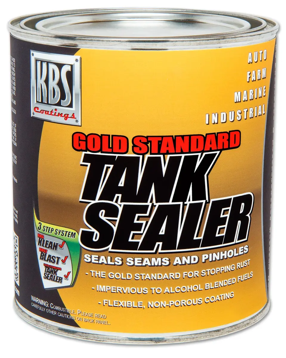 KBS Coatings Gold Standard Tank Sealer 1 Pint | Fuel & Rust Resistant, Flexible & High Temp Up to 600°F - main product image