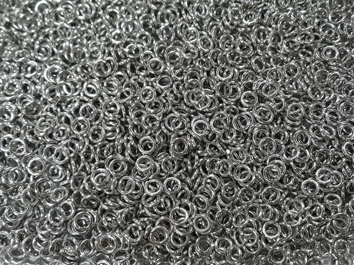 Chainmail Joe 1 Pound Bright Aluminum Jump Rings 3/16" ID | Jewelry & Mail Armor (70-120 chars) - main product image