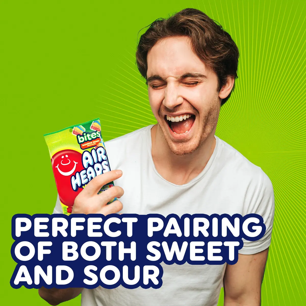 Airheads Xtremes Candy Bites, Rainbow Berry, 3.8 Ounce (12-Pack) | Fruity Sour Chewy Candy for Kids & Adults - view 5
