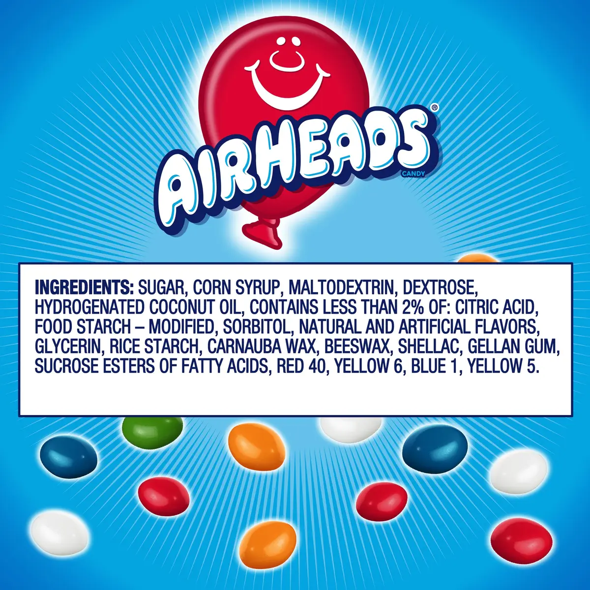 Airheads Candy Bites, Assorted Fruit Flavors, 6 Oz | Fruity Chewy Nut-Free Snack - view 7