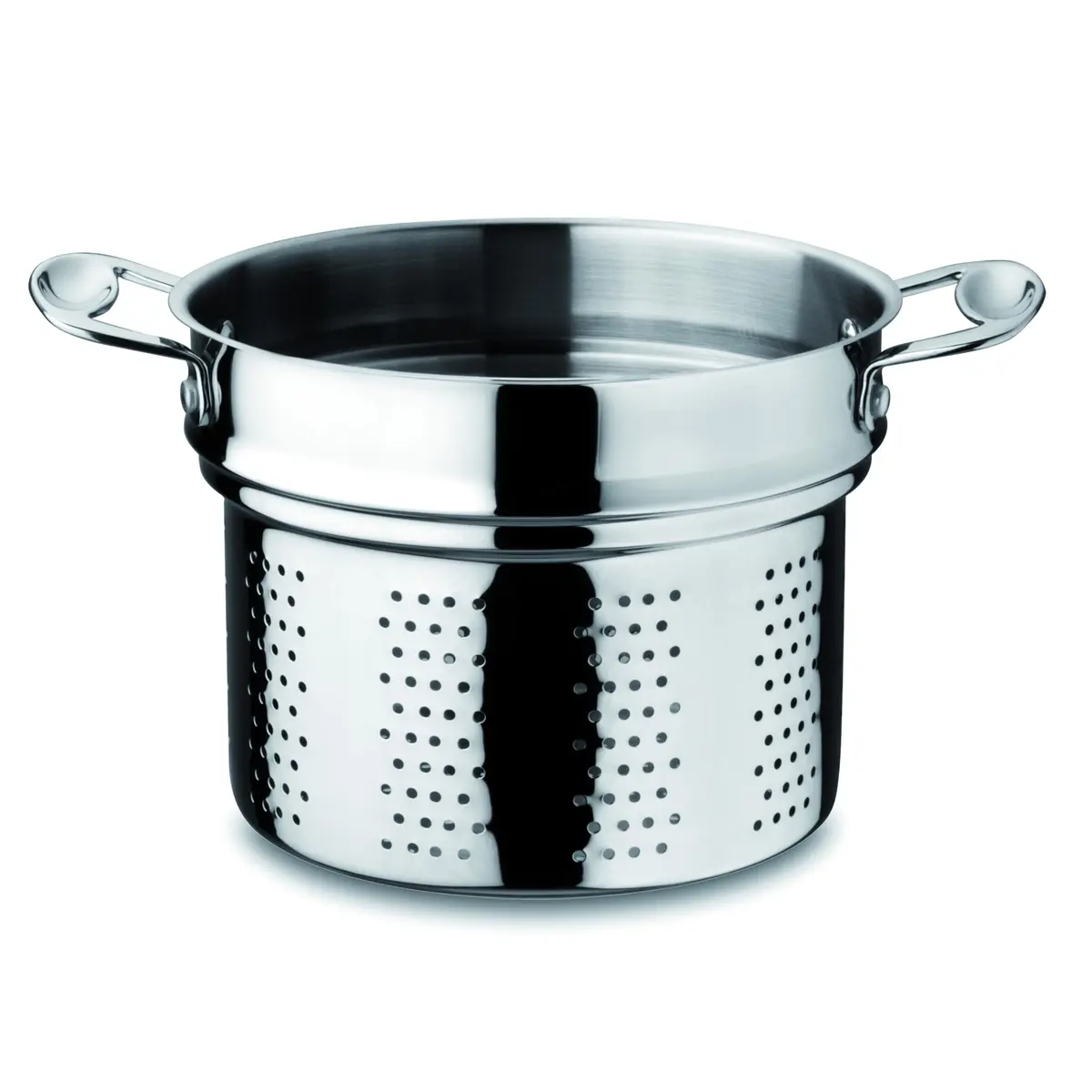 MEPRA Glamour Stone Pasta Insert Pot 22 CM | Durable Stainless Steel Cookware - main product image