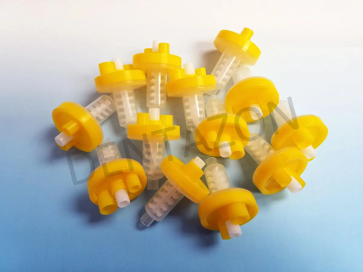 DXM Yellow Dental Dynamic Mixing Tips 50 Count | Perfect 5:1 Ratio for Impression Material - main product image