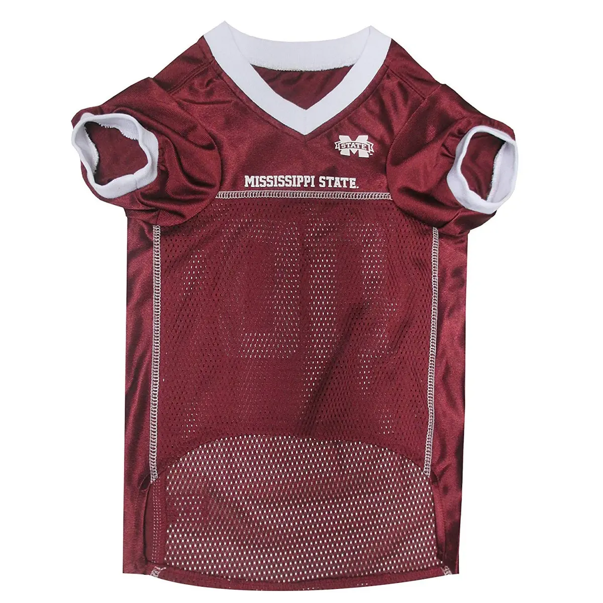 Pets First NCAA College Mississippi State Bulldogs Mesh Jersey for DOGS & CATS Large | Licensed Dog Jersey with your Favorite Football Team - view 5