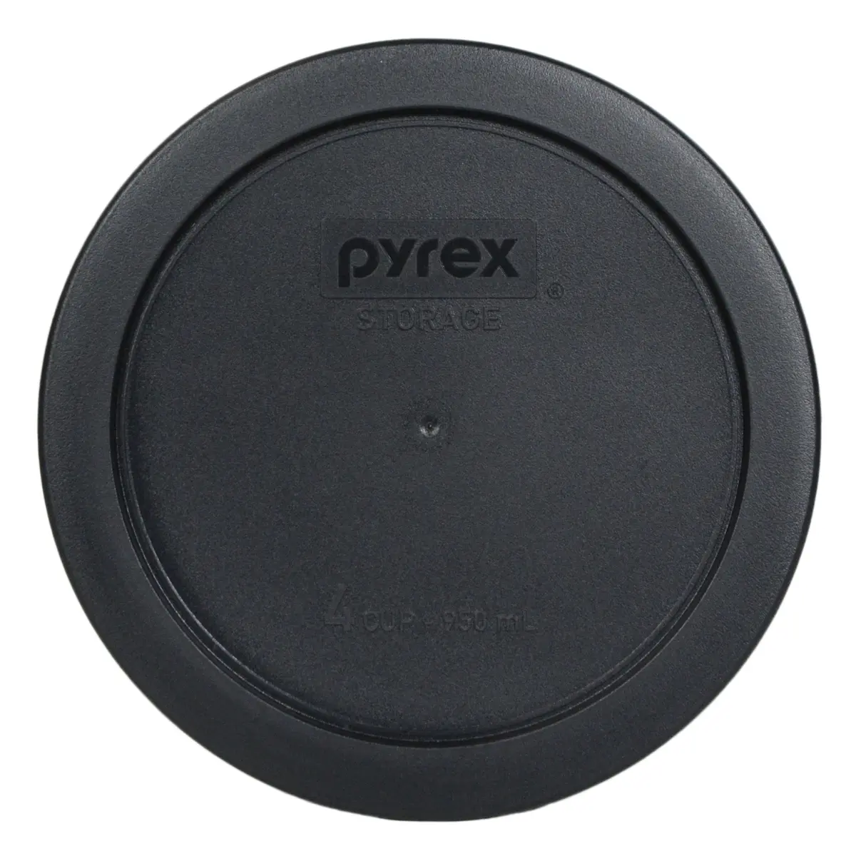 Pyrex 7201-PC Black Replacement Lids for 4-Cup Glass Bowls (2-Pack, 950mL) | Secure Fit & BPA-Free Plastic - view 4