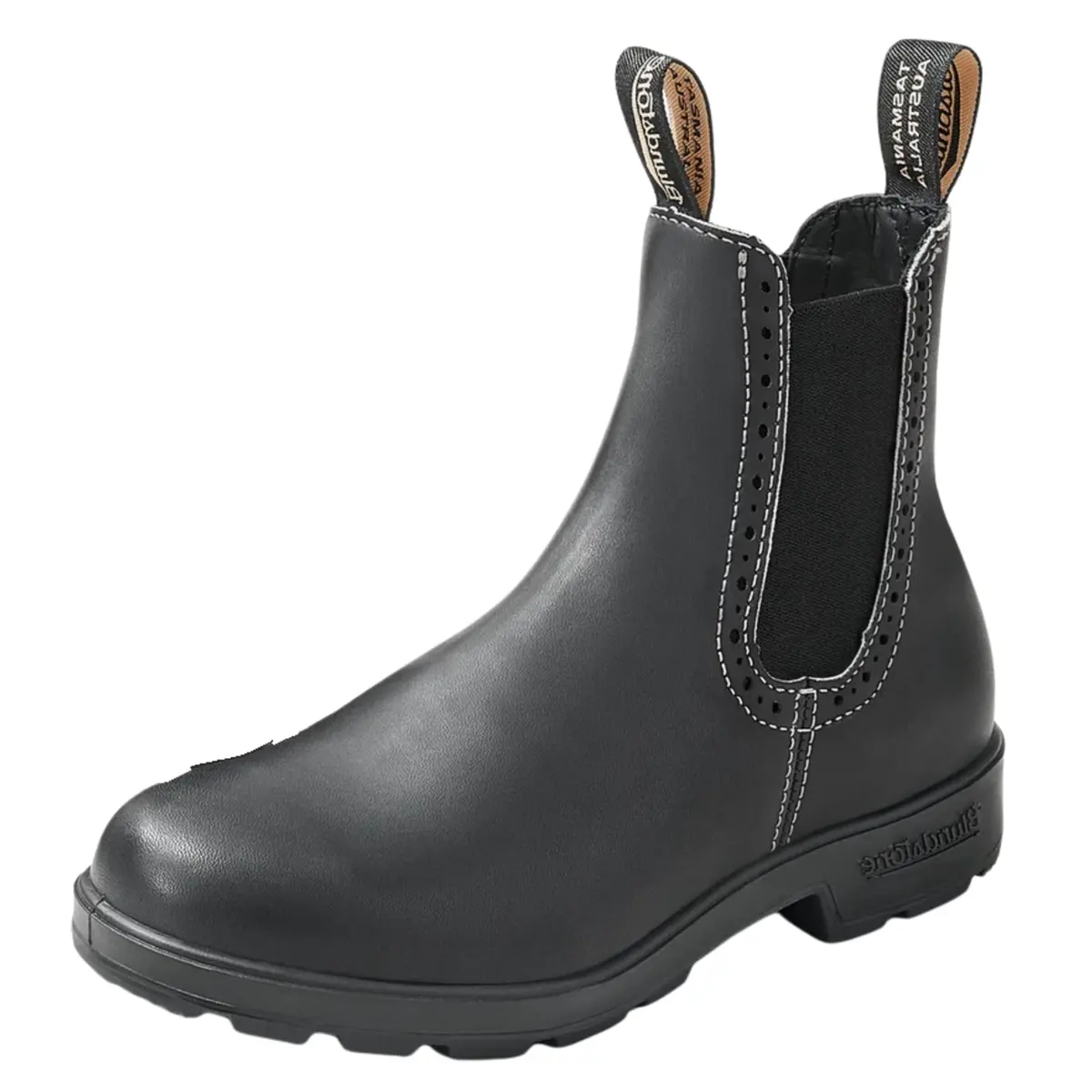 Blundstone Chelsea Boots Women Slip On High Top Ankle Boot Voltan Blk 4.5AU | Water-Resistant Leather, Cushioned Comfort - main product image
