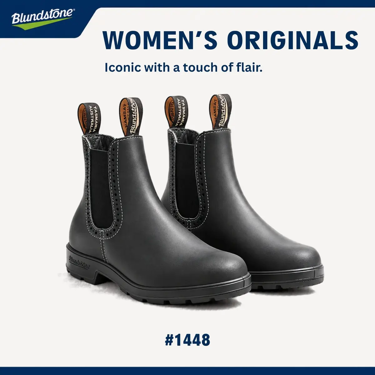 Blundstone Chelsea Boots Women Slip On High Top Ankle Boot Voltan Blk 4.5AU | Water-Resistant Leather, Cushioned Comfort - view 4
