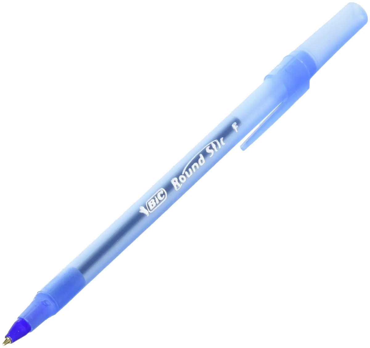 BIC Ballpoint Pen Refillable Blue | Smooth Ink & Ergonomic Grip (1 Count) - view 2