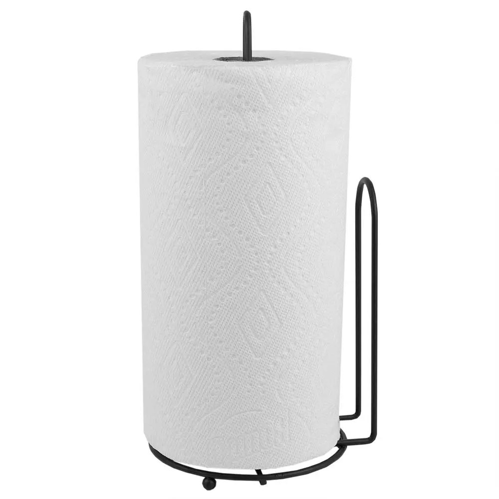 Home Basics Paper Towel Holder with Easy-Tear Arm | Bronze Finish, Fits Standard & Jumbo Rolls - main product image