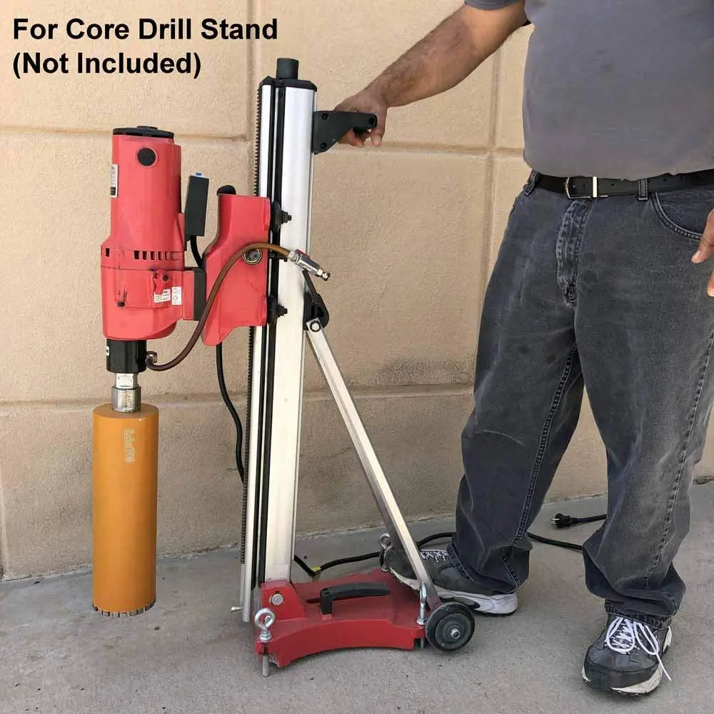 ArcherPro 5 in. Diamond Turbo Core Drill Bit for Concrete & Masonry | 14 in. Depth, 1-1/4 in. -7 Arbor, Dry & Wet Use - view 6
