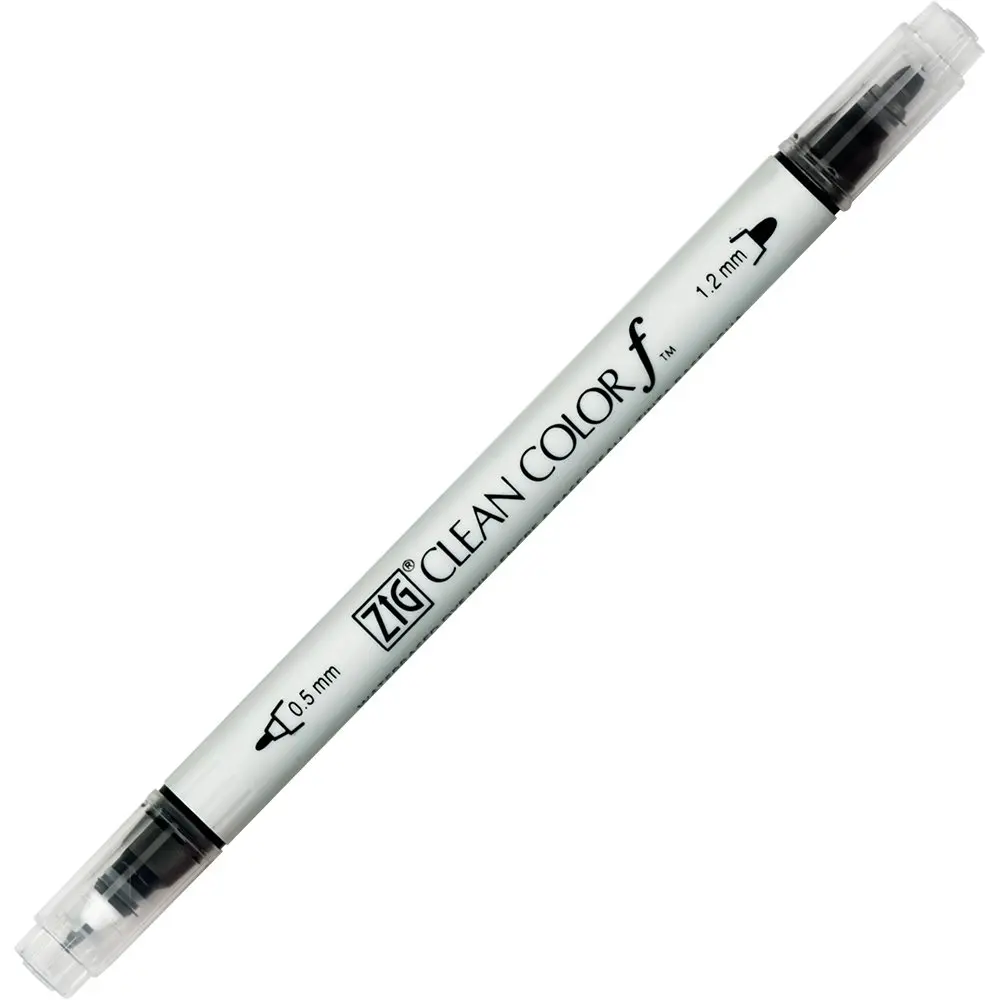 Kuretake ZIG CLEAN COLOR f, 24 Water-Based Twin-Tip Markers | Suitable for Dark Paper & Illustration - view 4