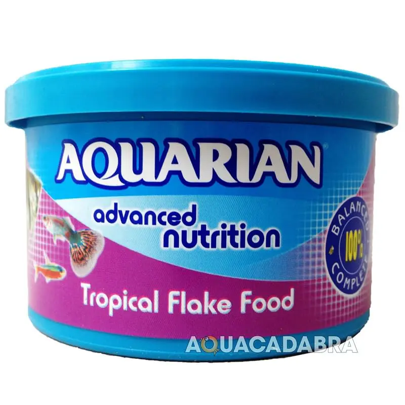 Aquarian Tropical Fish Flakes 50g | Complete Balanced Diet for Active Fish - view 3