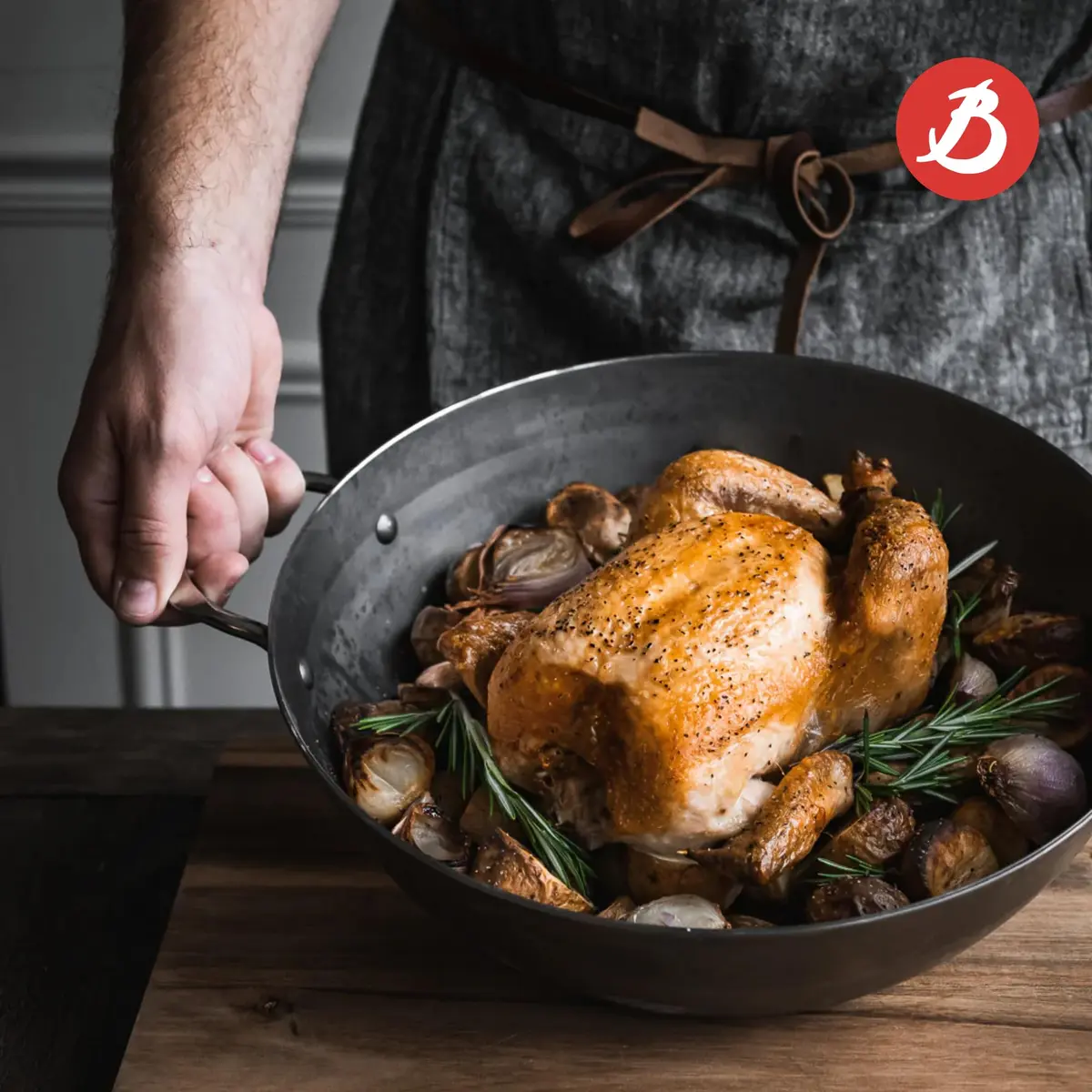 de Buyer Mineral B Carbon Steel Fry Pan 12.5” | Naturally Non-Stick French Cookware - view 8