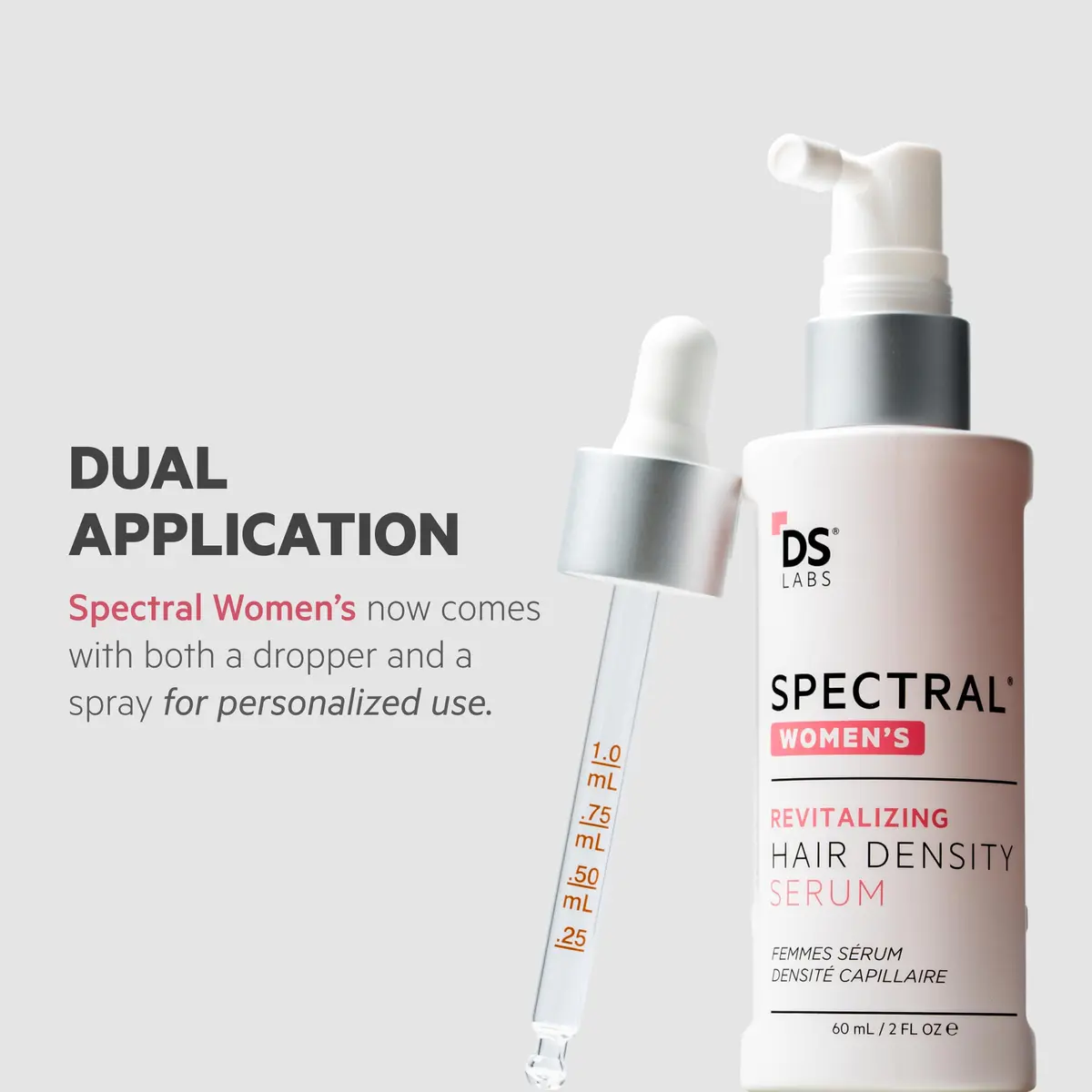 ds labs Spectral Women's Hair Density Serum, 60 mL | Supports Thinning Hair & Density - view 6