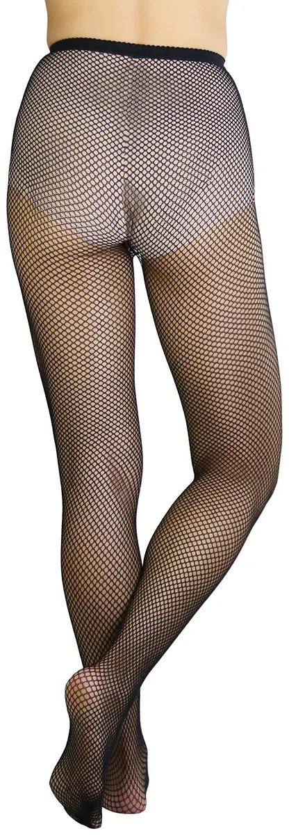ToBeInStyle Women's Fishnet Full Footed Panty Hose Tights Hosiery - Queen Size - Black | Versatile, Sexy & Comfortable (70-120 chars) - view 6