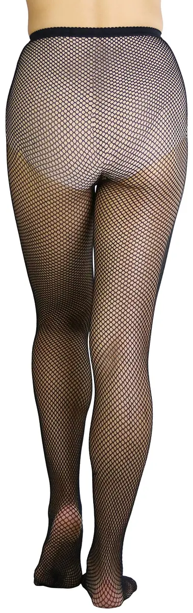 ToBeInStyle Women's Fishnet Full Footed Panty Hose Tights Hosiery - Queen Size - Black | Versatile, Sexy & Comfortable (70-120 chars) - view 2