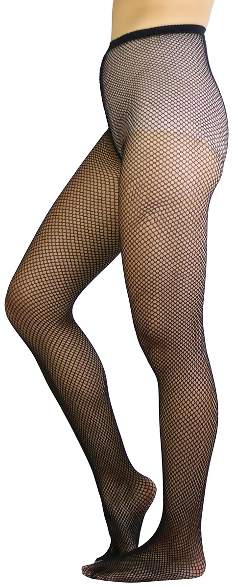 ToBeInStyle Women's Fishnet Full Footed Panty Hose Tights Hosiery - Queen Size - Black | Versatile, Sexy & Comfortable (70-120 chars) - view 3