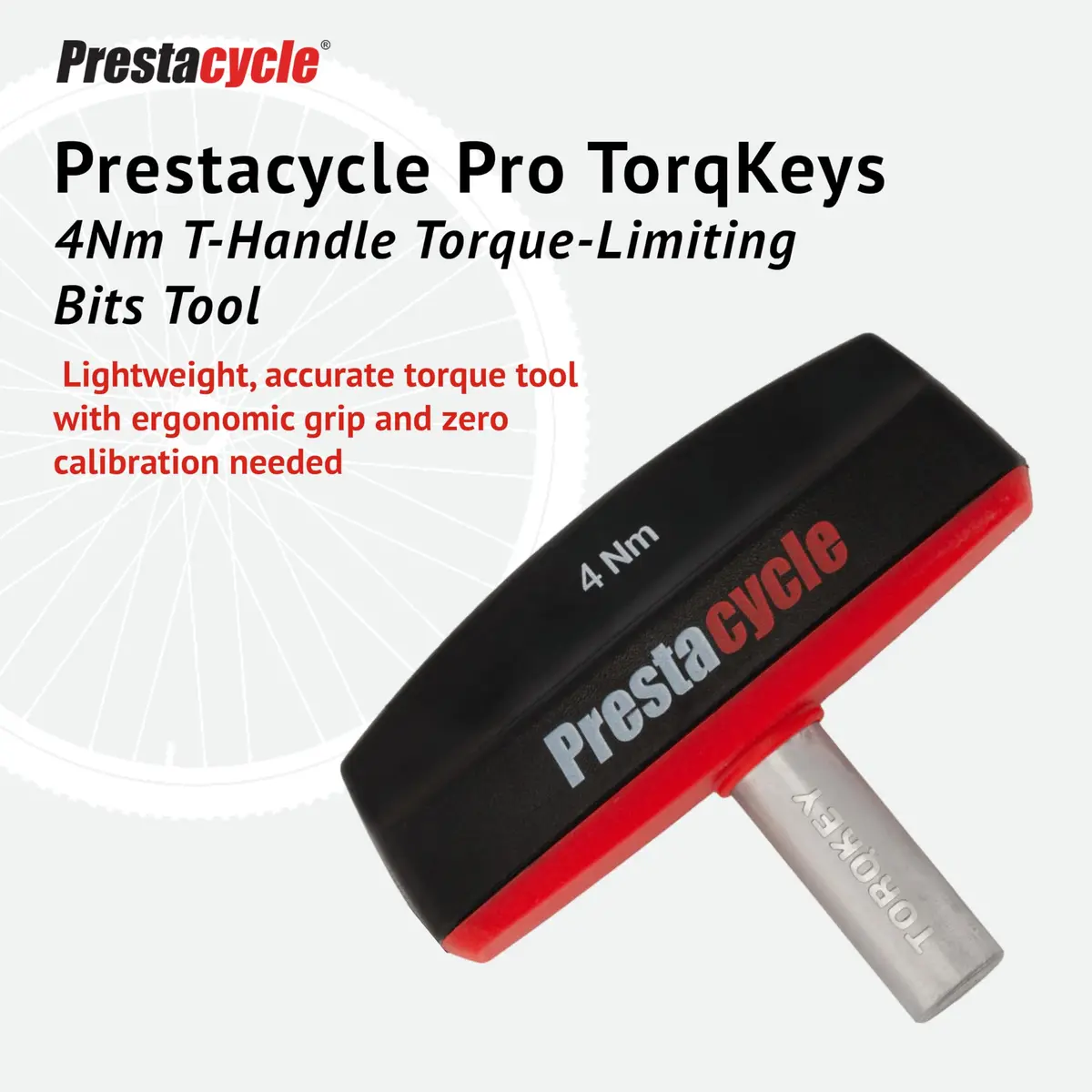 Prestacycle Pro TorqKeys 4Nm T-Handle Torque Wrench | Accurate, Ergonomic, Durable - view 2