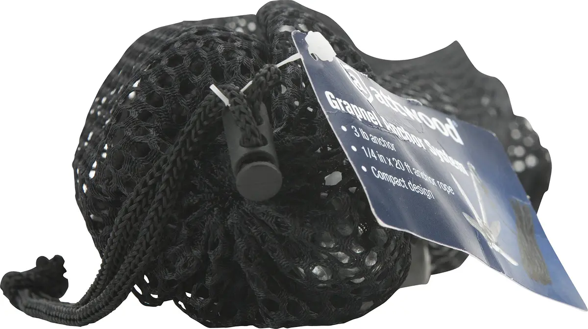 attwood Marine Grapnel Folding Anchor 3 lb | Space-Saving Kayak & PWC Anchor (20-foot Rope) - view 3