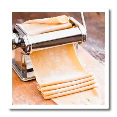3dRose Pasta Machine 8-inch Iron-on Heat Transfer for White Material | Transparent, High Heat Resistant - view 2