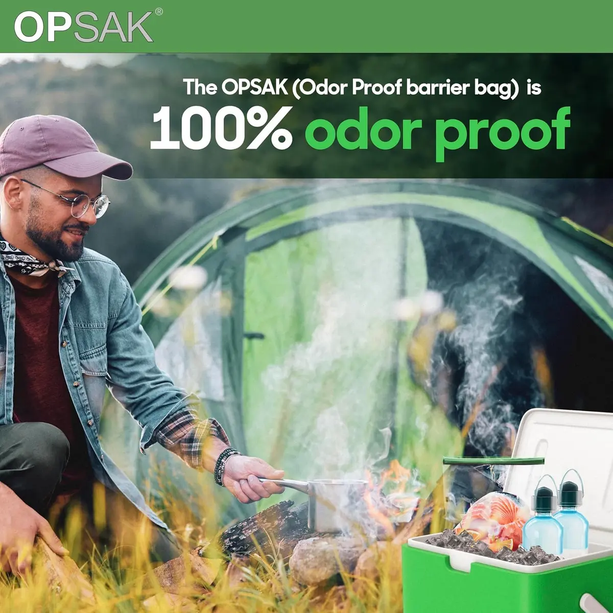 LOKSAK OPSAK Odorproof Dry Bags 28x20 inch | Leak-Proof Reusable Waterproof Storage for Backpacking & Camping - view 5