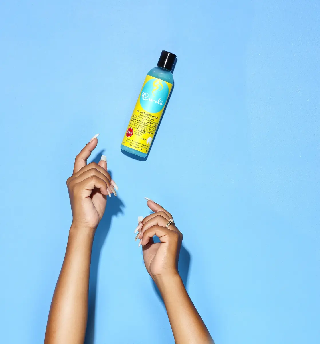 Curls Blueberry Bliss Control Jelly 236ml (8 oz) | Define & Defrizz Curly Hair Styler - view 4