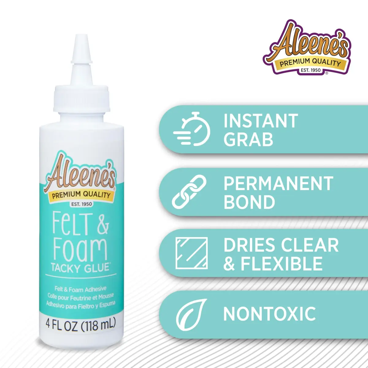 Aleene's Felt & Foam Tacky Glue 118ml (4 fl. Oz.) | Fast-Grab Craft Adhesive for DIY Projects - view 5