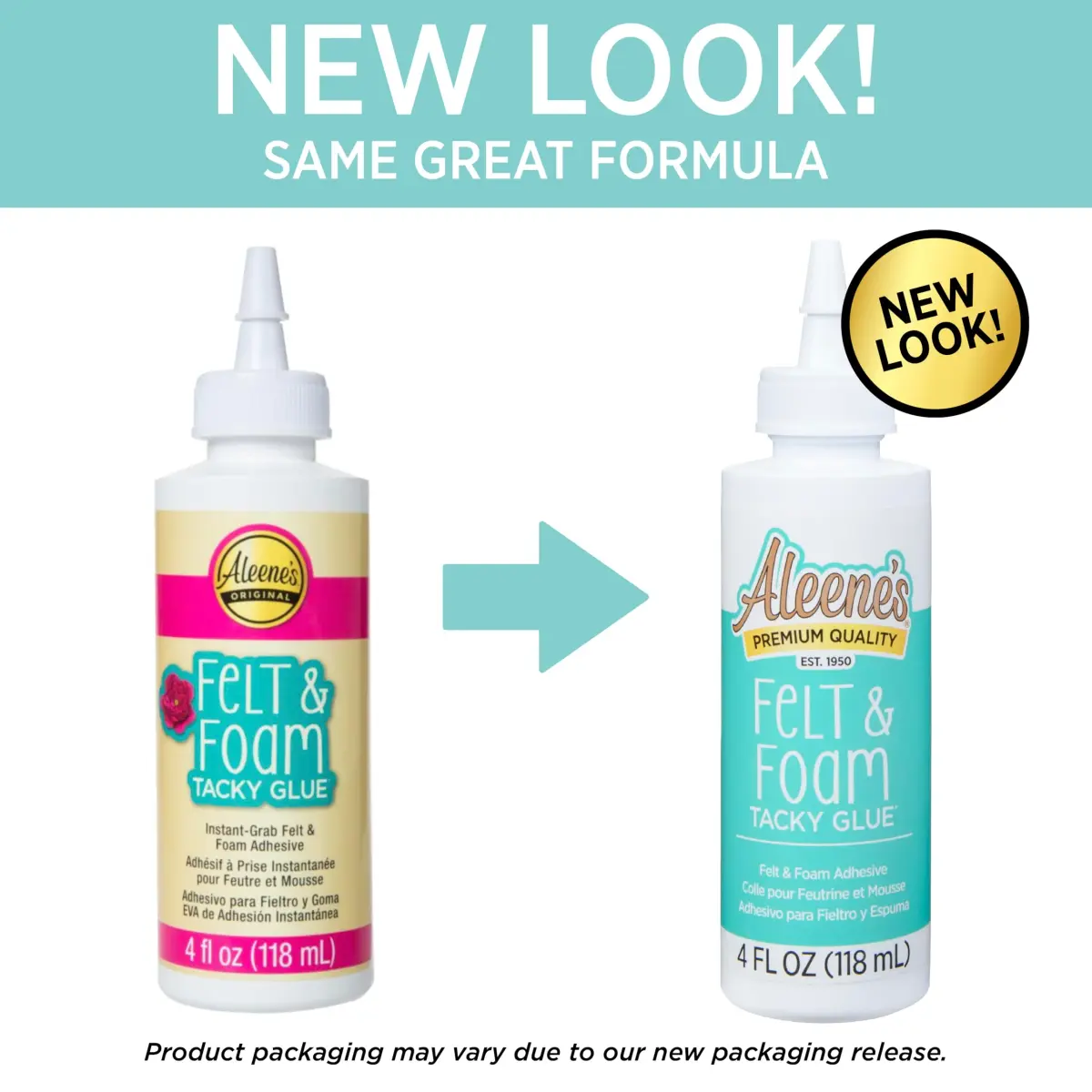 Aleene's Felt & Foam Tacky Glue 118ml (4 fl. Oz.) | Fast-Grab Craft Adhesive for DIY Projects - view 2