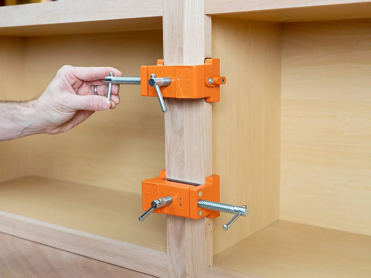 PONY Adjustable Clamp Pony Cabinet Claw | 4 inch opening, Aluminum, Face Frame Cabinet Installation - view 8