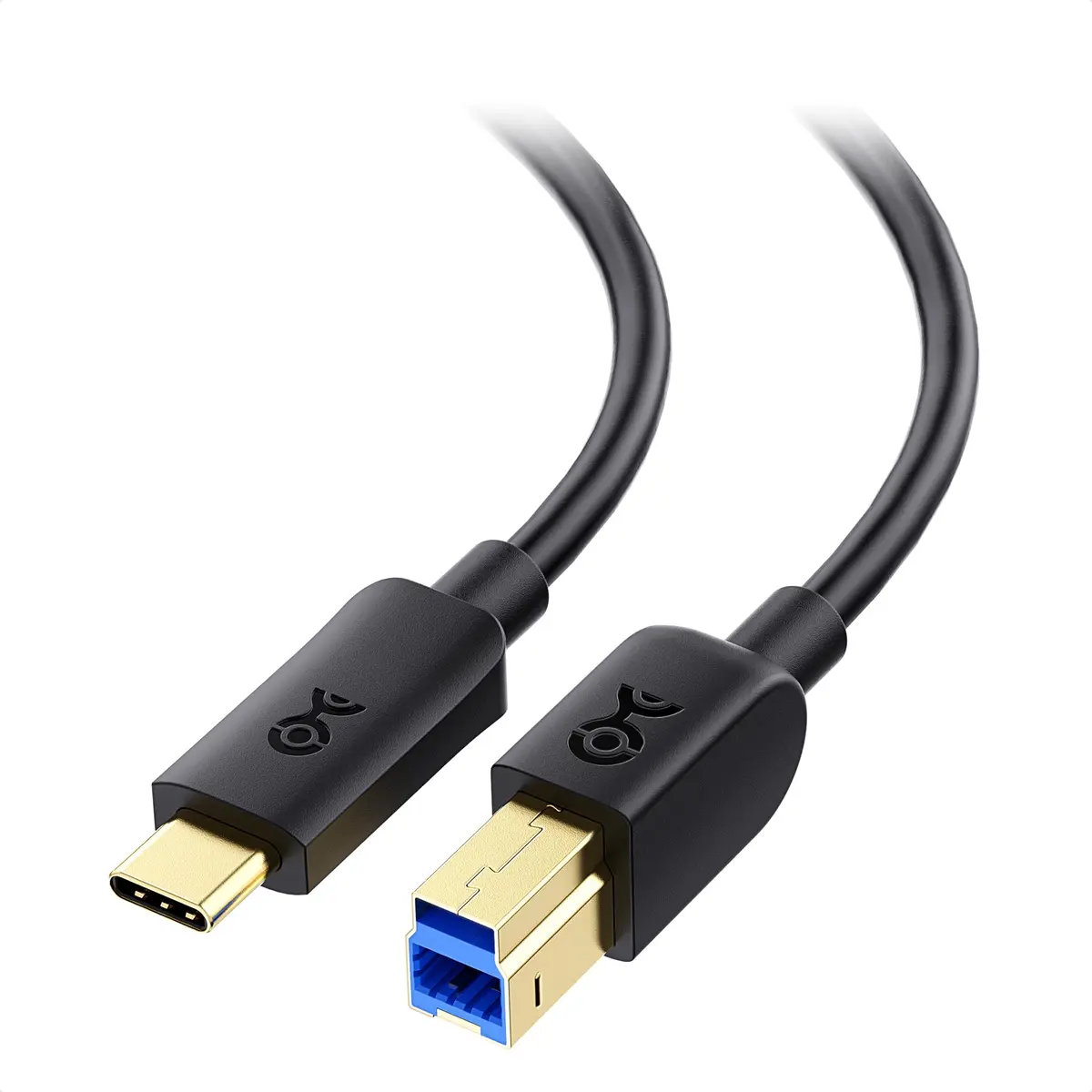 Cable Matters USB C to USB B 3.0 Cable, 3.3ft (1m) Black | 5Gbps Data Transfer - main product image