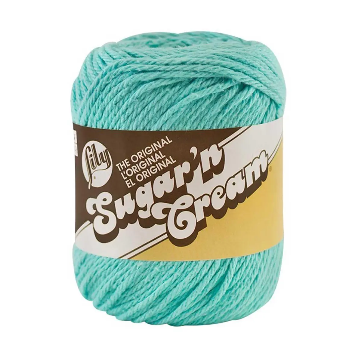 Lily Sugar 'N Cream Cotton Yarn 2.5oz Seabreeze | Versatile, Machine Wash & Dry - main product image