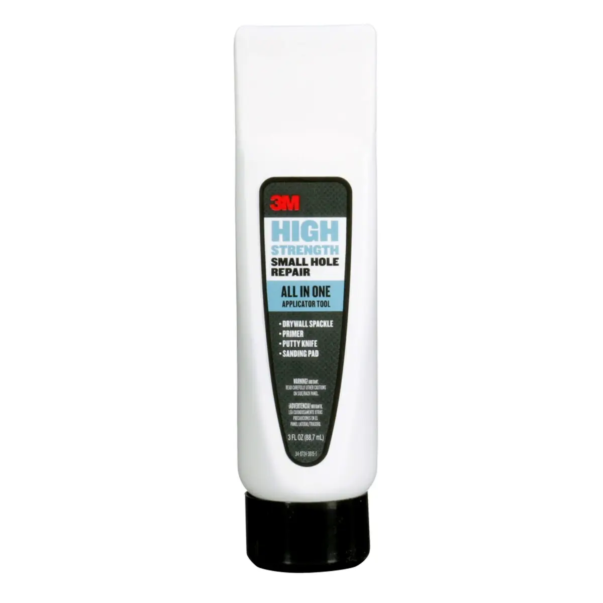 3M High Strength Small Hole Repair, All-in-One Applicator Tool | Fast Wall Fixes with Primer-Enhanced Spackle (3 Fl Oz) - main product image