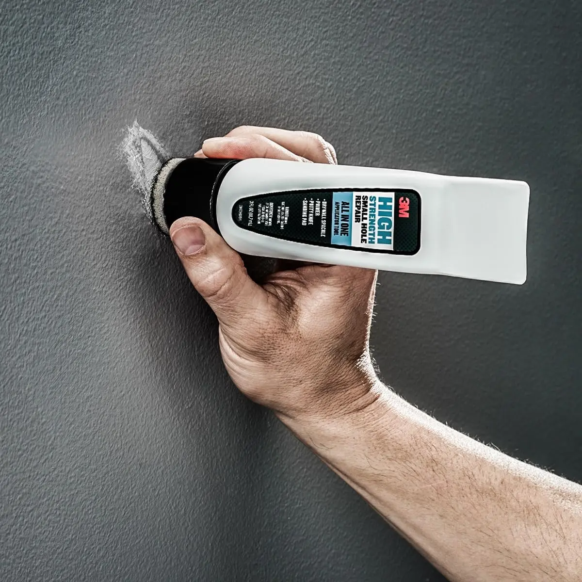 3M High Strength Small Hole Repair, All-in-One Applicator Tool | Fast Wall Fixes with Primer-Enhanced Spackle (3 Fl Oz) - view 7