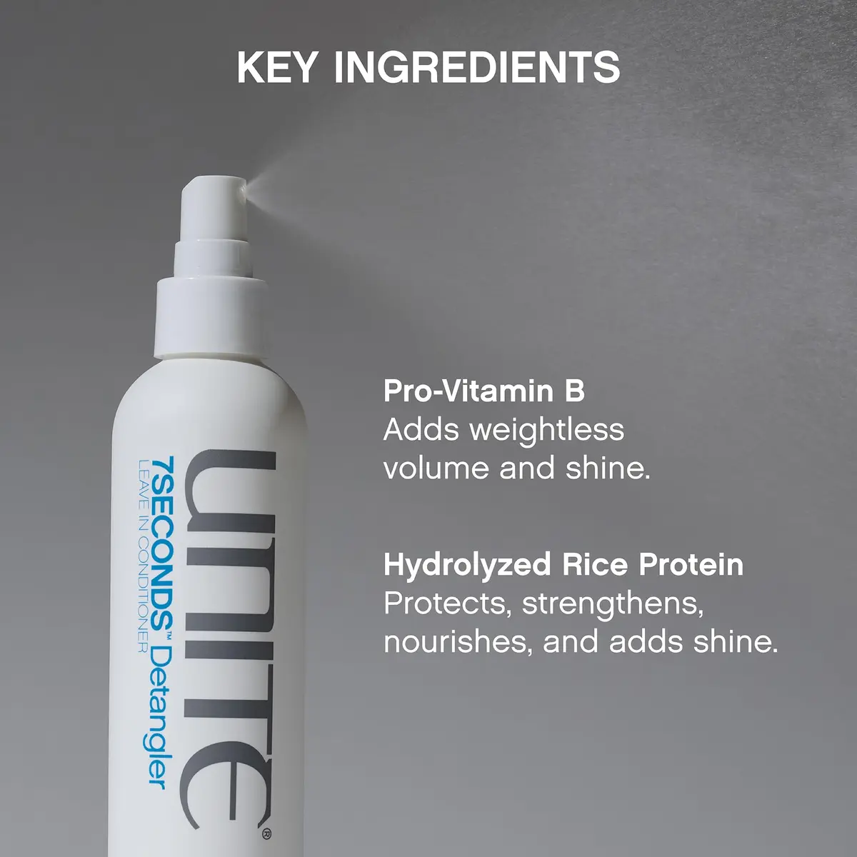 UNITE Hair 7SECONDS Detangler Spray 8 Fl Oz | Heat & UV Protection, All Hair Types - view 8