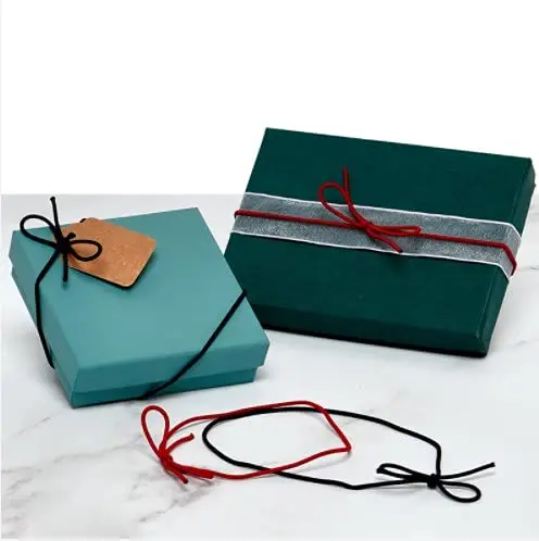 Paper Mart Gold Elastic Band 16" | Elastic Gift Loops for Gift & Stationery (70-120 chars) - main product image