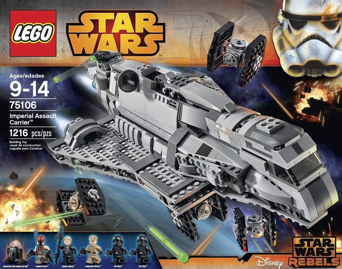 LEGO Star Wars Imperial Assault Carrier 75106 Building Kit | Battle-Ready Star Wars Set for Kids - view 6