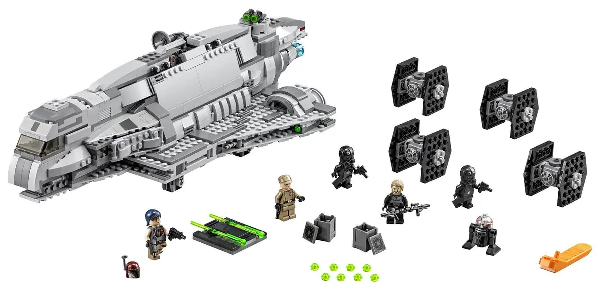 LEGO Star Wars Imperial Assault Carrier 75106 Building Kit | Battle-Ready Star Wars Set for Kids - view 3